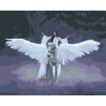 ZUTY Malování podle čísel ELFKA A JEDNOROŽEC Rozměr 80 x 100 cm Rámování bez rámu a bez vypnutí plátna – Hledejceny.cz