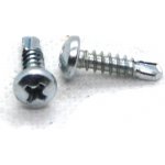 Samořezné šrouby TEX s půlkulatou hlavou a křížovou drážkou 4,2x13 mm, DIN 7504N, zinek bílý – Zboží Mobilmania