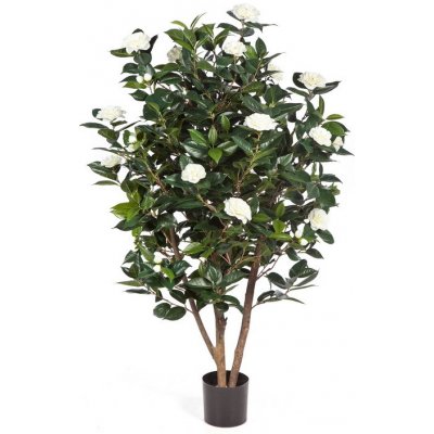 Luxusní umělý kvetoucí strom CAMELIA JAPONICA KEŘ, 150 cm – Zbozi.Blesk.cz