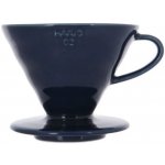 Hario Dripper V60-02 Ceramic Indigo Blue + 40 ks filtrů – Zboží Dáma