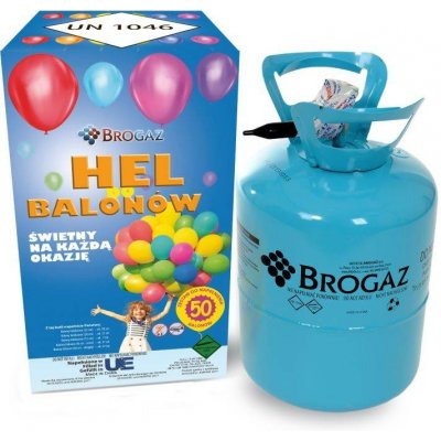 Brogaz Helium do balónků 50 13,6l balónků