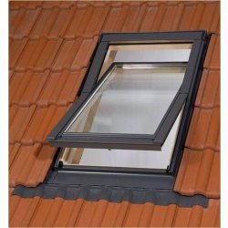 BALIO dřevěné střešní okno s lemováním 55x78 cm