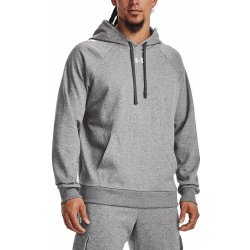 Under Armour Rival Fleece Hoodie Castlerock Light Heather/White