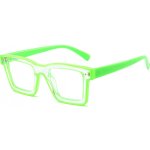 VeyRey Dámské brýle blokující modré světlo Twinklepond Hranaté Zelená Univerzální SG0866