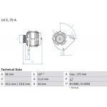 0986080560 BOSCH generátor