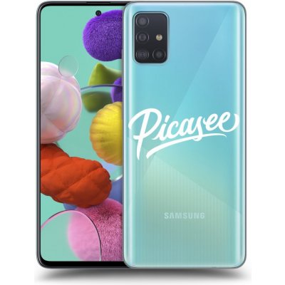 Pouzdro Picasee silikonové Samsung Galaxy A51 A515F - Picasee - White čiré – Zboží Mobilmania