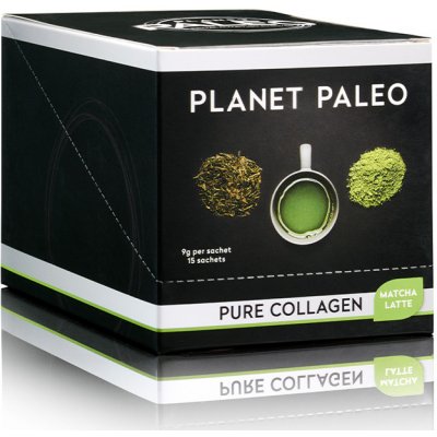Planet Paleo Kolagenové latté Matcha 135 g 225 g 9 g