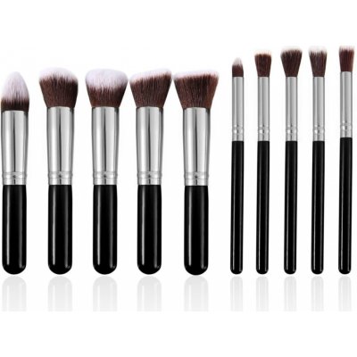 TFY BR199 sada kkosmetických štětců černá 10 ks – Zboží Dáma