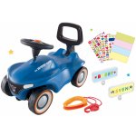 BIG Set Bobby Car Neo modré zvukové s 3vrstvými gumovými koly a s opěrkou a vodítko s SPZ – Hledejceny.cz
