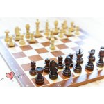 Dřevěná šachová souprava Staunton královská – Zboží Mobilmania