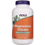 Now Foods Magnesium Citrate 240 veg kapslí – Hledejceny.cz