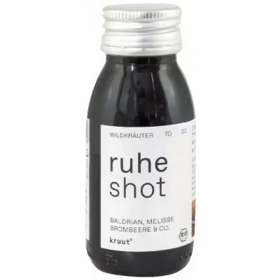 Kruut Shot Vnitřní klid s ostružinou a kozlíkem 60 ml bio BIO VEGETARIAN 5 ks – Hledejceny.cz