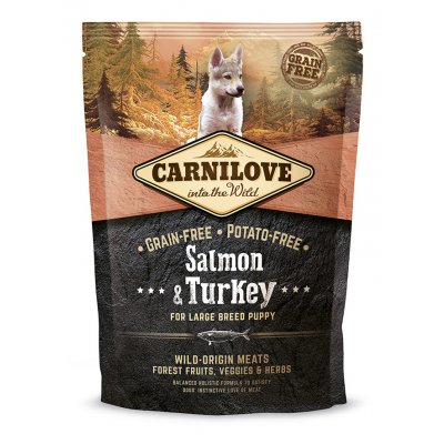 Carnilove Salmon & Turkey for Large Breed Puppy 1,5 kg