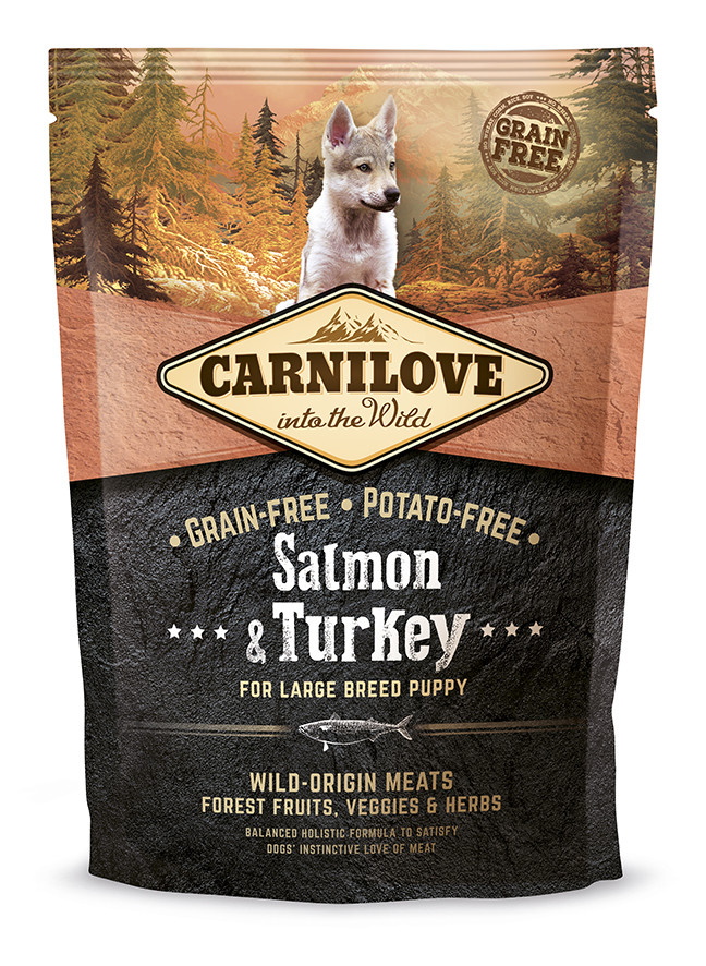 Carnilove Salmon & Turkey for Large Breed Puppy 1,5 kg