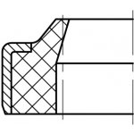 Stírací kroužek AM44 63x75x7/10 AU95/KOV DIN Rubena – Sleviste.cz