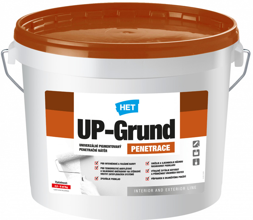 HET UP- Grund pigmentovaná penetrace 1kg