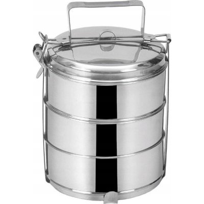 Jídlonosič 3dílný nerezový 1L 16cm – Sleviste.cz