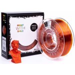 Print With Smile PET-G - 1,75 mm - Orange Glass - 1 Kg – Zboží Živě