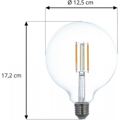 LUUMR Smart LED E27 G125 7W ZigBee Tuya Philips Hue sada 3 ks – Hledejceny.cz