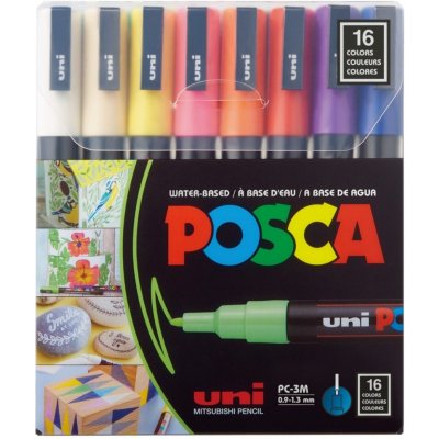 UNI Posca PC-3M 16 ks – Zboží Dáma