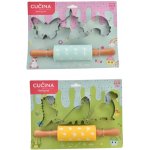 Indecor Dětská sada na pečení DINO (4 ks, 2 varianty) – Hledejceny.cz