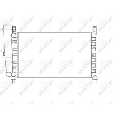 Chladič, chlazení motoru NRF54701 – Zboží Mobilmania