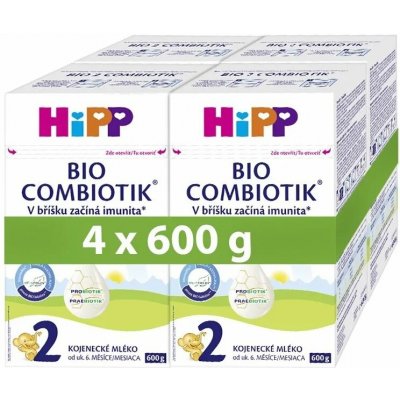 HiPP 2 BIO Combiotik 4 x 600 g – Hledejceny.cz