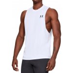 Under Armour UA LEFT CHEST CUT OFF TANK-WHT Bílá – Zbozi.Blesk.cz
