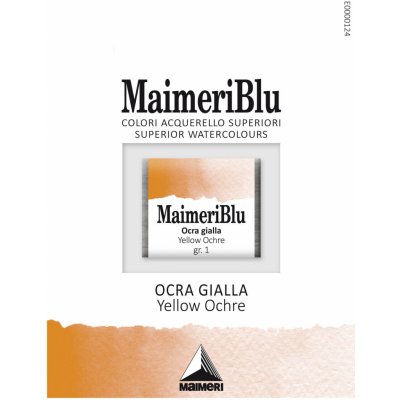 Maimeri Blu Akvarelová barva Yellow Ochre 131 1,5 ml 1 ks – Sleviste.cz