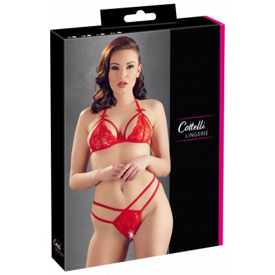 Lace set red Cottelli Collection Lingerie
