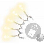 Voltronic Vánoční LED osvětlení 5 m teple bílá 50 LED + ovladač zelený kabel M59754 – Hledejceny.cz