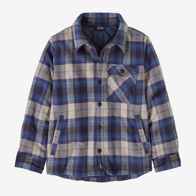 Patagonia Kids' Lightweight Insulated Fjord Jacket Spotter Endless blue – Zboží Dáma