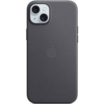 Apple z tkaniny FineWoven s MagSafe na iPhone 15 Plus, černé MT423ZM/A