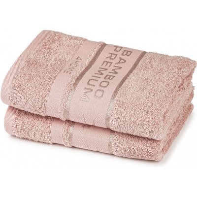 4Home Ručník Bamboo Premium růžová sada 2 ks 50 x 100 cm – Zboží Dáma