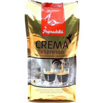 Popradská Crema Espresso 1 kg – Zboží Dáma