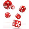 Příslušenství ke společenským hrám Oakie Doakie Dice D6 Dice 16 mm Speckled Red 12