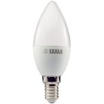 Tesla LED CL140530-7, žárovka CANDLE svíčka, E14, 5W, 230V, 400lm, 25 000h, 3000K teplá bílá – Zbozi.Blesk.cz