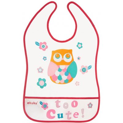 Dětský bryndák s kapsičkou Akuku Owl – Zboží Mobilmania