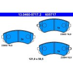 Sada brzdových destiček, kotoučová brzda ATE 13.0460-5717.2 – Sleviste.cz