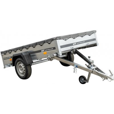 UNITRAILER GARDEN 230 KIPP s rámem H-0 a šedou plachtou – Sleviste.cz