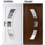 Soft Vchodové dveře 3D 5901 Zlatý dub / Bílá 98x198 cm pravé – Hledejceny.cz