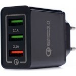 Síťová nabíječka QUICK CHARGE 3.0, 3xUSB KRAFT&DELE | Zboží Auto Síťová nabíječka QUICK CHARGE 3.0, 3xUSB KRAFT&DELE | Zboží Auto