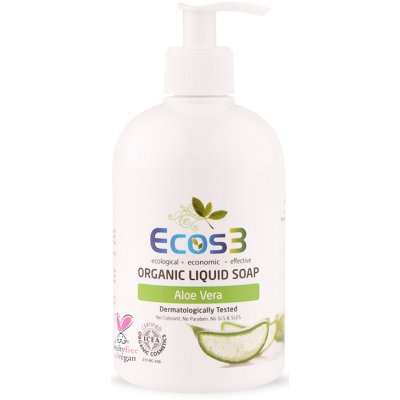 Ecos3 Aloe Vera organické tekuté mýdlo 500 ml