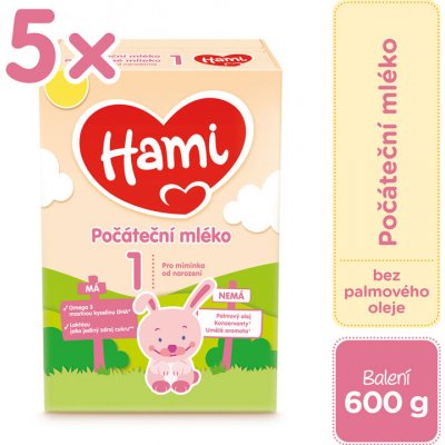 Hami 0+ 5 x 600 g – Zbozi.Blesk.cz