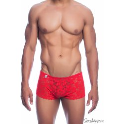 MOB Rose Lace Boy Short Red