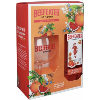 Beefeater Blood Orange 37,5% 0,7 l (dárkové balení 1 sklenice) – Zbozi.Blesk.cz