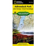 Adirondack Park Lake George národní park New York turistická mapa GPS komp. N – Sleviste.cz