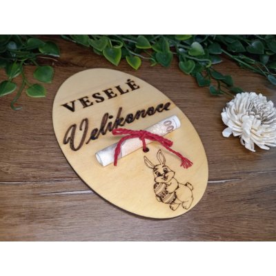 Dřevěné Velikonoční vejce, 10 x 15cm – Hledejceny.cz