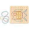 Dětské vyšívání Tooky Toys Geoboard