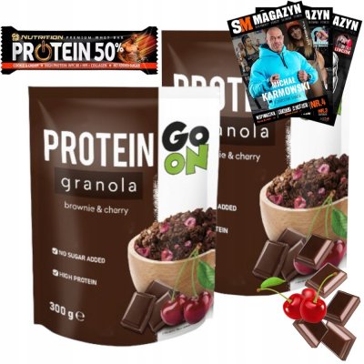 Go On! Proteinová granola brownie a cherry 300 g – Zboží Dáma